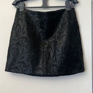 🖤Blank NYC sequin faux leather mini skirt